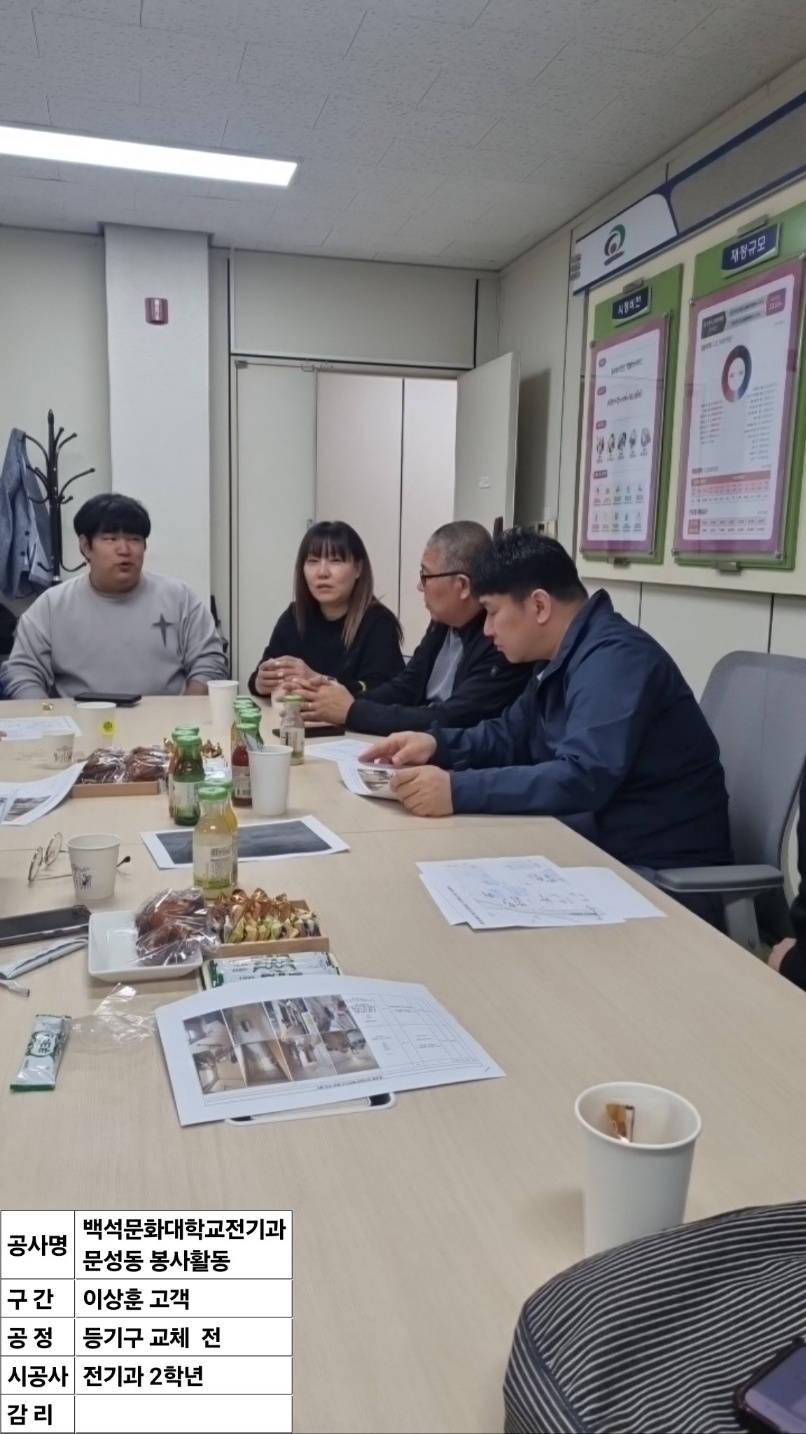 백석문화대학교 미래커리어개발학부 전기과, 문성동 에너지 취약계층 주거환경 개선 봉사활동 사진 5번째 첨부파일 이미지