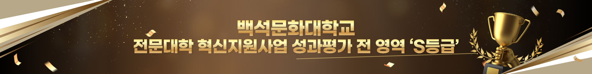 전문대학 혁신지원사업 성과평가 전 영역'S등급'