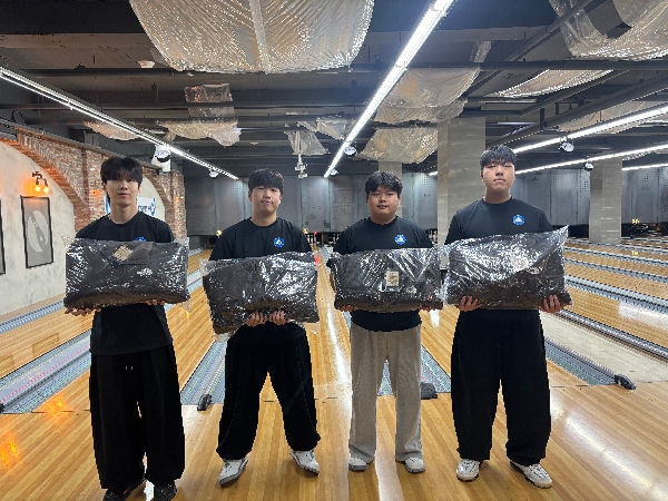 대학운동부 볼링팀 훈련방한복 및 용품 배부 대표이미지