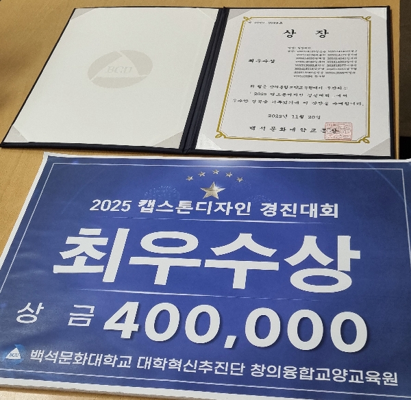 캡스톤 디자인 창작경진대회 대상 (힐링레이) 대표이미지